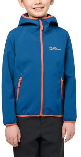 Jack Wolfskin Unisex Kinder Fourwinds Jacket Kids, Crisp Cobalt, 104