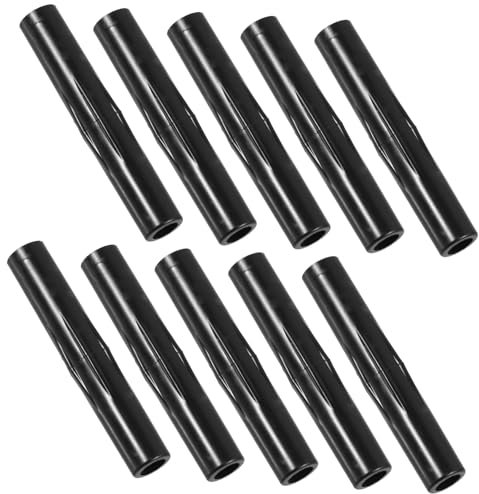 Yardwe 10Pcs Flag Pole Accessories Flag Pole Clips ABS Material Connection Sleeve for Outdoor Flagpoles