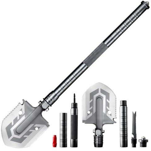 Pala pieghevole multifunzione vanga militare zappa 67cm Kit di attrezzi da giardino for esterni campeggio Fold Survival Tactical pala strumento di scavo