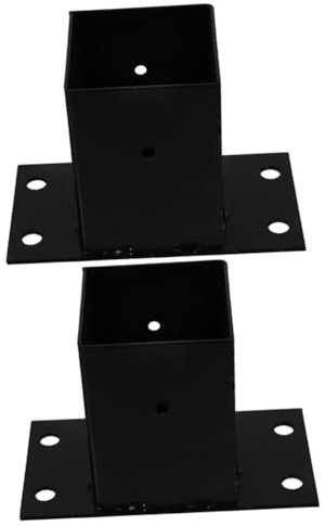 HOMSFOU de base de boîte aux lettres robuste avec pieds de nivellement Installation facile pour boîtes aux lettres, clôtures et