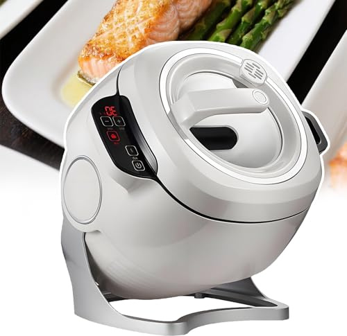 forplubossmmp Robot da Cucina Intelligente 1000w, Macchina Saltare in Padella Automatica 6 L Controllo Touch, Robot Cucina Professionale La Casa, Cottura in Padella di qualità da Ristorante