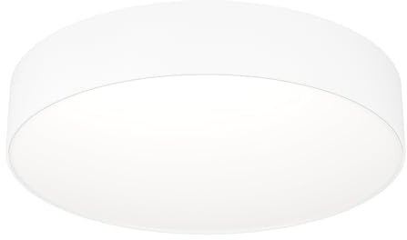 Eglo Connect.z Smart-Home LED Ceiling Light Fixture Gallizzi-Z, Ø 39 cm | ZigBee, matte finish, app and Alexa control, warm to cool white, RGB, dimmable, white flush mount lamp