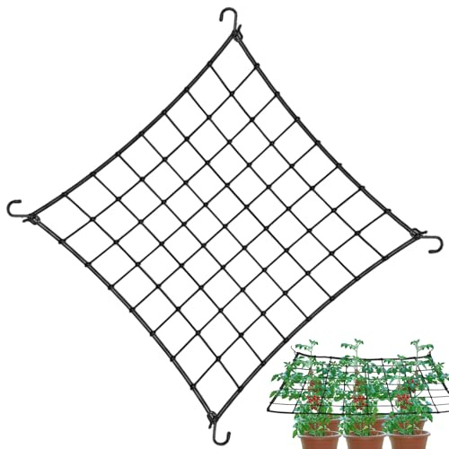 Riaisttd Ranknetz Für Kletterpflanzen | Hochbelastbar Elastisch Mehrfach verwendbares Ranknetz | Pflanzen Unterstützungs Wachstums Netz,Für Früchte Erbsen Ranken Innen Und Außen Hydroponik Anbau