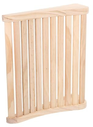 NOLITOY Coussin Dorsal de Sauna en Bois Naturel Appui-Tête Ergonomique pour Banc de Sauna Oreiller Lombaire Résistant à L'Humidité Accessoire Spa Polyvalent Domestique et Professionnel