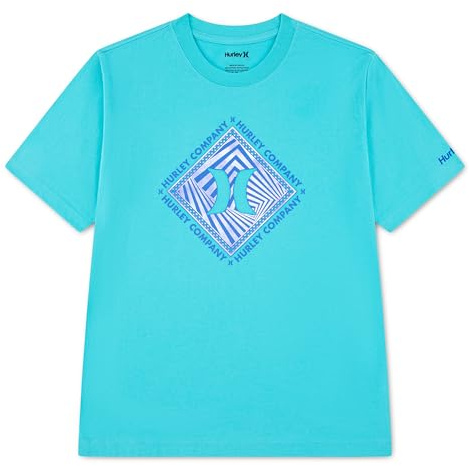 Hurley Jungen 89057 Grafik-T-Shirt Kurzarm