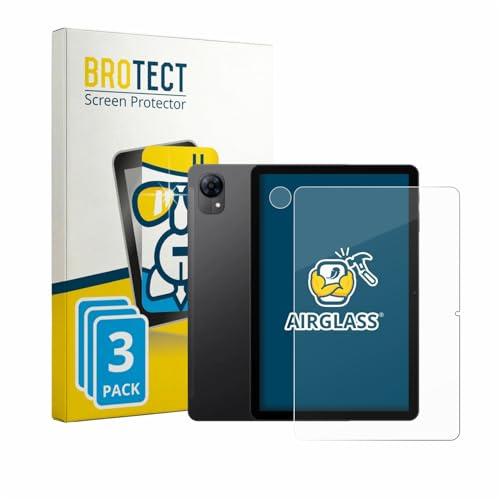 BROTECT 3 Stück Schutzglas für Doogee Tab G5 (Display+Kamera) Schutzfolie Panzer Folie Glas[Extrem Kratzfest, Anti-Fingerprint, Ultra-Transparent]