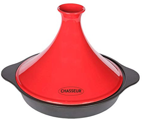 Chasseur - 1038 Tajine Fonte, rouge, 32 x 26,8 x 19,5 cm