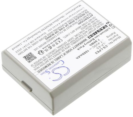 Battery compatible with Canon EOS 1000D 450D 500D Kiss F X2 X3 Rebel T1i 7.4V 1080mAh