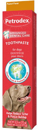 Petrodex Naturales Pasta de Dientes Perro – Cacahuetes – 2,5 oz