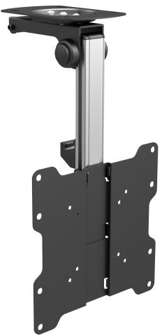 Puremounts Pm-Slope-37 - Sostegno Tv/LCD da Soffitto Vesa 200 X 200, Nero