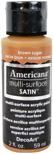DecoArt Acrylics Multi-Purpose Paint, Brown Sugar Satin