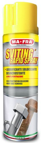 Ma-Fra, Sviting Rapid Spray, Lubrificante Sbloccante, Disincrostante, Sblocca Viti e Bulloni, Disossidante ad Alta Efficacia e Forte Penetrazione, Non Aggredisce Le Parti Trattate, Formato da 200ml