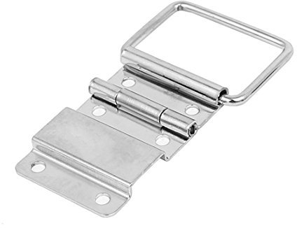 Sourcingmap Wooden Case Air Box 55mmx35mm Metal Positioning Support Hinges Silver Tone