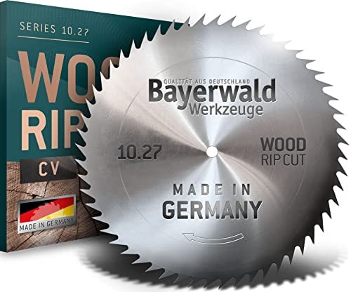 Bayerwald - CV Kreissägeblatt - Ø 250 mm x 1,6 mm x 30 mm | Spitzzahn (80 Zähne) | einfache, feinere Zuschnitte - Brennholz & Holzwerkstoffe/Längs- & Querschnitt