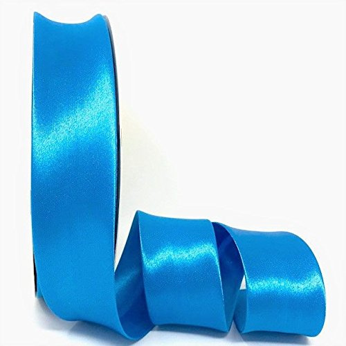 Byetsa Satin-Schrägband, 30 mm, auf 25 m Rolle, Türkis