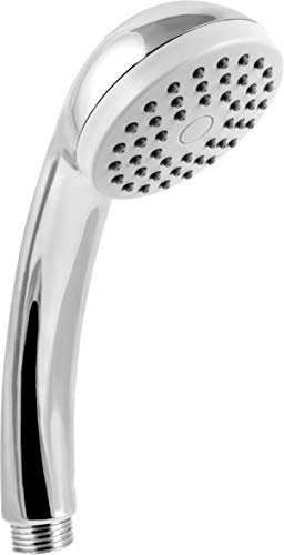 Cornat Handbrause Abbadia - 67,5 mm Kopfdurchmesser - verchromt - 1 Strahlart - Anti-Kalk & Wasserspareinsatz / Brausekopf für Dusche & Badewanne / ECO-Duschbrause / TB3005