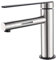 GRIFEMA Dover, Mitigeur de Salle de Bain Led, Robinet de Lavabo avec 2 Couleurs Changeantes, Nickel Brossé