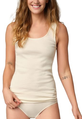 Comazo Damen Achselhemd Earth 10130279101 Gr. 42 in Bio-Natur