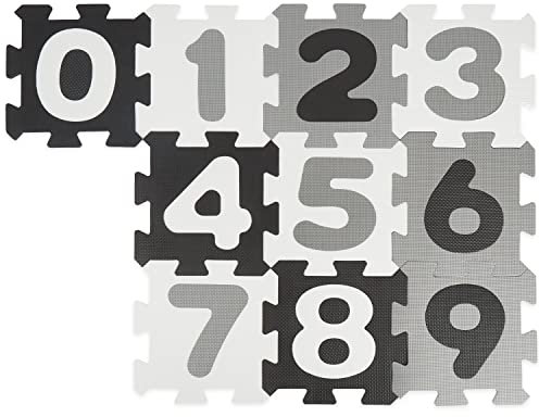 Bieco Puzzlematte, 26 Tlg. | XXL Puzzle für Kinder | Spielmatte Baby | Krabbeldecke | Turnmatte | Teppich | Buchstaben Lernen | Spielteppich für Jungen