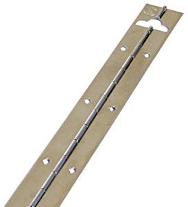 Maidef R00313 - Bisagra para piano niquelada 1200 x 20 mm