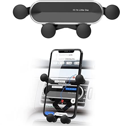 Ossky Support Téléphone Voiture Universel avec Rotation 360°, Support Smartphone Voiture Ventilation pour Samsung S20 / S10, Huawei, Oneplus, Les Autres Smartphone et GPS