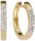 Jobo Damen-Creolen aus 14 Karat 585 Gold mit 32 Diamanten