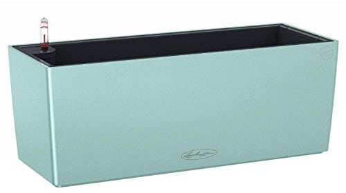 Lechuza BALCONERA Color 50 Self Watering Planter Plastic Indoor/Outdoor Flower Plant Pot Table and Window Box with Drainage Hole H19 L50 W19 cm Pastel Green
