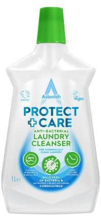 Astonish Protect and Care Anti-Bacterial Freshening Laundry Cleanser Liquid, White, 1 Litre