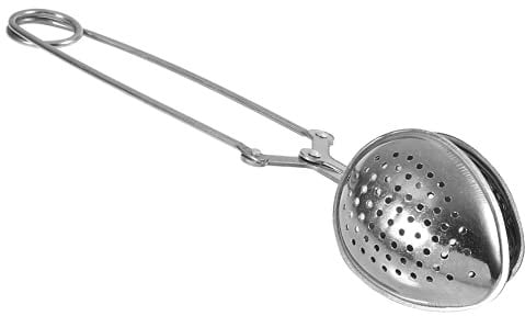 Raguso Tea Strainer Tea Infusers Stainless Steel Tea Infuser Handle Snap Ball Tea Mesh Filter Tong Tea Spoon