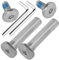 OTFAITP M8 40-76mm Innengewinde Innensechskant Schraube & Bolzen Sortimentssätze Kinder Roller Teile für 2-3-4-Rad Kick Scooter Reparatur Vorderrad Hinterradachsen Werkzeuge (40mm)