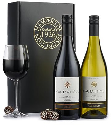 Thornton & France French Wine Gift Set | L'autantique Merlot Red Wine & Sauvignon Blanc White Wine | Luxury Wine Gift For All Occasions