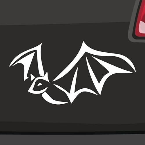 Fledermaus Aufkleber -6 Größen 21 Farben- Flughund Tribal Vampir Halloween Bat