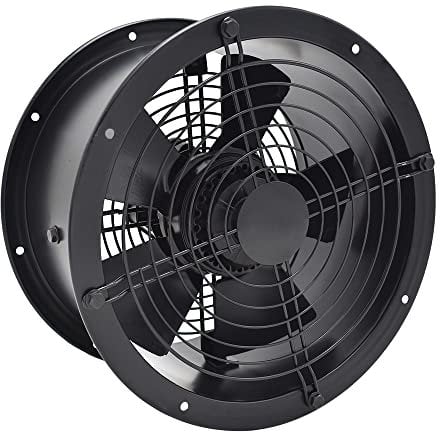 Industrial Duct Fan Extractor, Commercial Axial Canopy Extractor, Exhaust Duct fan with Governor Switch for Warehouse Factory Kitchens Greenhouses (Round 22inch 550mm)