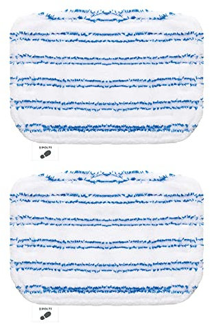 Polti PAEU0394 kit 2 Panni in Microfibra per la Pulizia dei Pavimenti, Compatibile con Polti Vaporetto Style