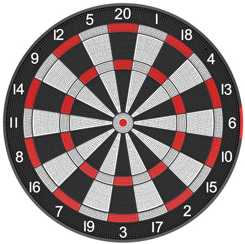 Kings Dart Smart-Dartboard | Dartworld A1 | Bluetooth 4.0 | App inkl. Innovative Features | Befestigung mit Easy-Fit Halterung oder Aufhängelöcher | Inkl. 6 Softdarts und Ersatzspitzen
