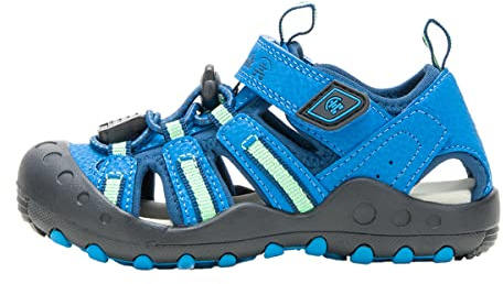 Kamik Kinder Crab Sandale, Blau (Blue Green BG2), 39 EU
