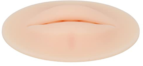 3 Stück Tattoo-Praxis-Lippen, Weiche 3D-Lippen-Praxis-Silikonhaut für Permanente Make-up-Künstler, Menschliche Lippe, Blush, Microblading, PMU-Trainingszubehör