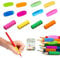 12 Pieces Colorful Pencil Grips for Children, Soft Children's Silicone Pen Grips, Ergonomic Writing Training Grip, Tool Students and Adults (3 Styles)