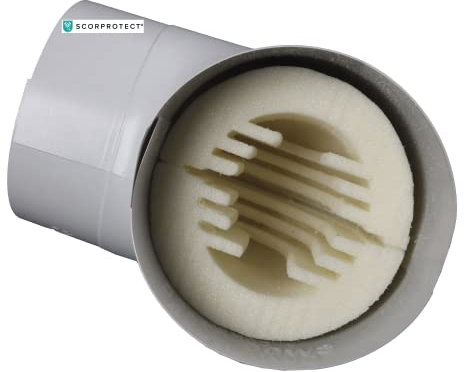 Scorprotect® PUR Rohrbogen mit PVC-Ummantelung 90 Grad für Rohrisolierung / Rohrschale (SCP-PURB4240)