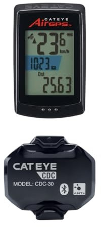 CatEye Air GPS with Cadence Sensor: GPS-enabled with cadence tracking for comprehensive data