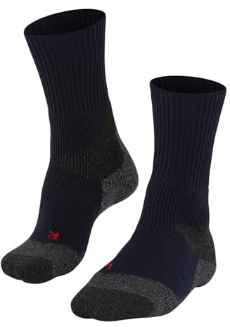 FALKE Damen TKX Wandersocken atmungsaktive schnelltrocknende klimaregulierende geruchshemmende Wolle Funktionsmaterial ultrastarke Polsterung antiblasen Trekkingsocken warm ultradick 1 Paar | Maximaler Schutz für alpine Expeditionen