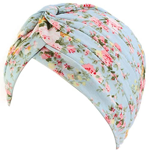 WULIQIUQIU Women's Turban Head Wrap Cancer Chemo Beanies Cap Hair Loss Hat | Soft Lightweight Chemo Headwear Cap, Pre-tied Turban Beanie for Hair Loss Patients & Daily Sleeping Wear