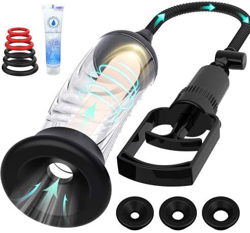 Update Penis Pump Masturbator Sex Toys - Penis Extender Male Mastuabors Toys for Penis Enlargement Male Sex Toy Penis Enlarger Sex Machine for Penis Extension Adult Toys Sex Toys4mens UK