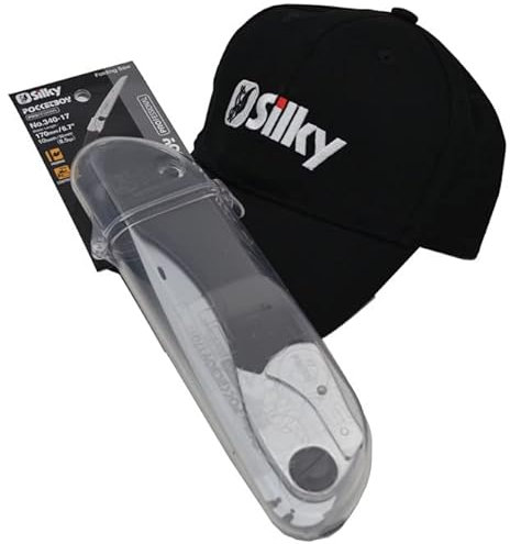 Silky 340-17 Pocketboy Folding Pruning Saw Medium Teeth 170mm c/w Baseball Cap
