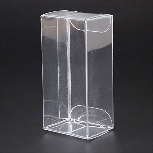 25 Pcs Toy Car Display Case, PVC Transparent Box, Vehicle Model Car Assemble Stand Organizer Box Dustproof Model Toy for 1:64 Scale Cars, Clear Display Case Toy Car Display Box (Transparent)