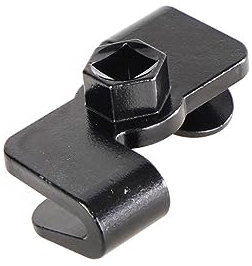 Myqqhbs 1 Piece Hex Drive Universal Wrench Extender Adapter Black 1/2 Inch Drive Breakers Bars 21mm Wrench Conversion Adapter