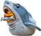 TUBBZ Überdimensionale Bruce Gummiente Figur - Offizielles Jaws Merchandise - Premium Vinylfigur