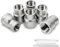Bwintech 2 Piezas 1/4 Hembra a 3/8 Hembra BSP Acero Inoxidable 304 Conector Reductor Hexagonal para Conversión de Conexión de Tuberías