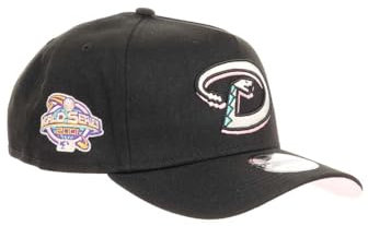 New Era Arizona Diamondbacks MLB World Series 2001 Sidepatch Black 9Forty A-Frame Snapback Cap - One-Size