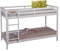 Inter Link – Etagenbett – Hochbett – Jugendbett -Stockbett – Kinderbett – Kiefer massivholz – Weiß – ohne Lattenrost – 90 x 200 cm - Small Cloud